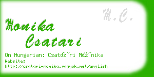 monika csatari business card